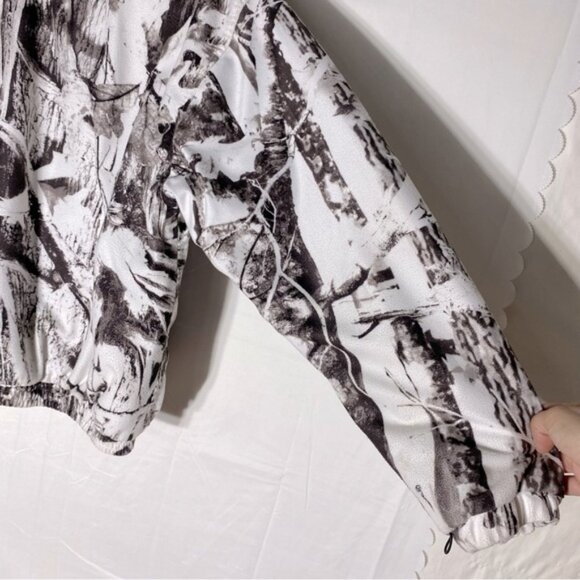 Great Outdoorsman White Brown Winter Woodlands Camo Hunting Jacket L - Picture 14 of 16